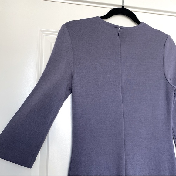 St. John Milano Knit  Quarter Sleeve Sweater Dress Wool Blend - Picture 3 of 9